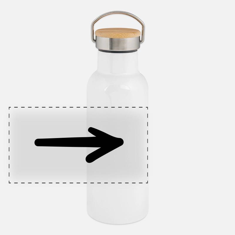 pfeil__f1 Panorama Thermosflasche mit Bambusdeckel