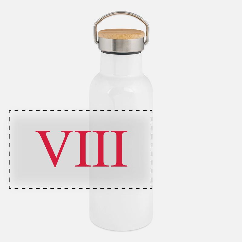 8 Panoramic Thermal Bottle with Bamboo Lid