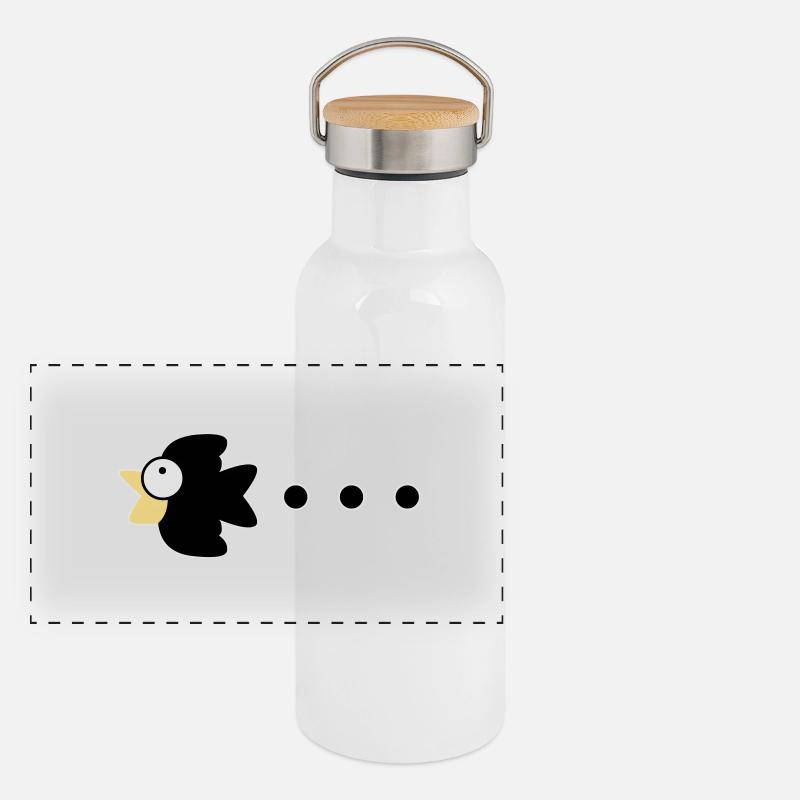 crow Panoramic Thermal Bottle with Bamboo Lid