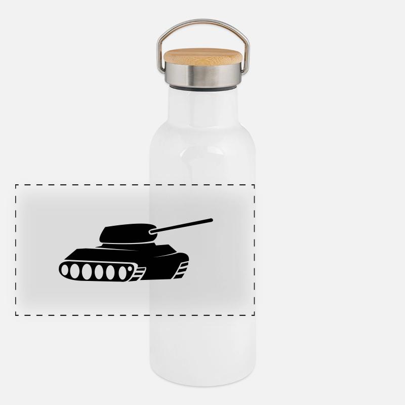 panzer Gourde isotherme avec bouchon en bambou