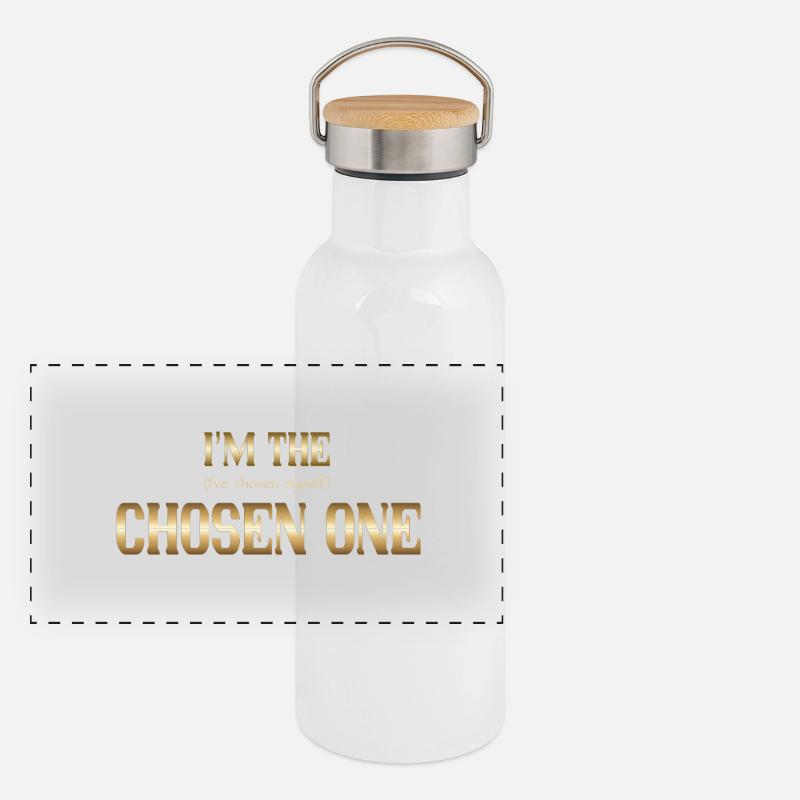 The chosen one Panorama Thermosflasche mit Bambusdeckel