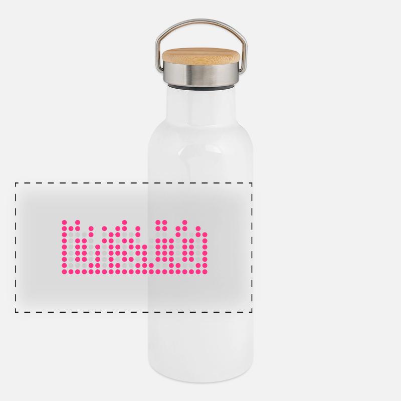 disco 2c equalizer DE Panorama Thermosflasche mit Bambusdeckel