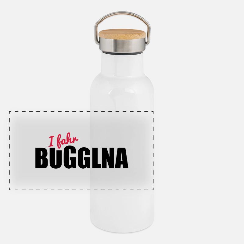 Buggl na Panorama Thermosflasche mit Bambusdeckel