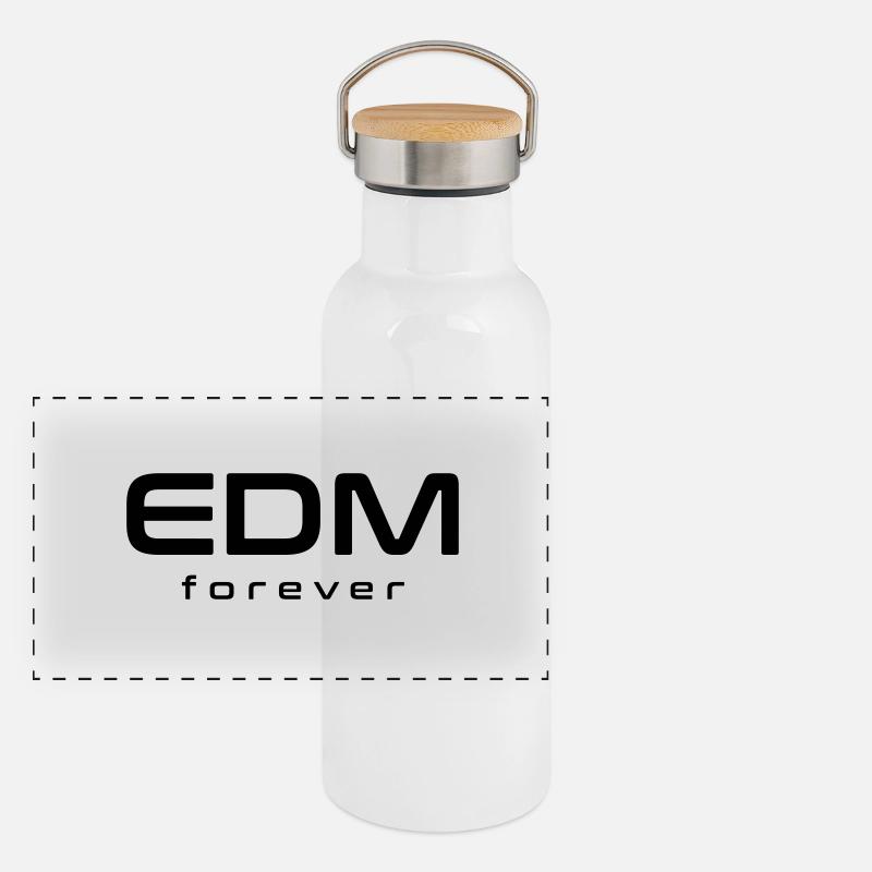EDM pour toujours Gourde isotherme avec bouchon en bambou