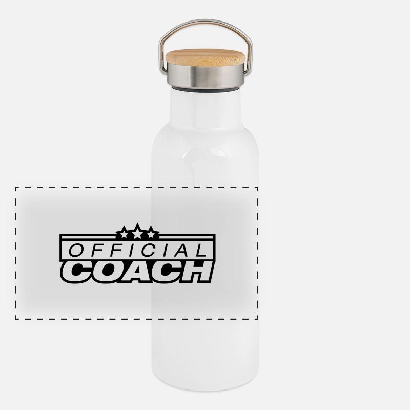 official_coach_dr1 Gourde isotherme avec bouchon en bambou