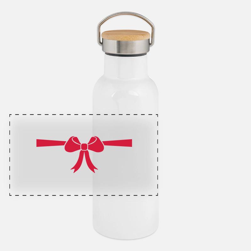 Bow Panoramic Thermal Bottle with Bamboo Lid