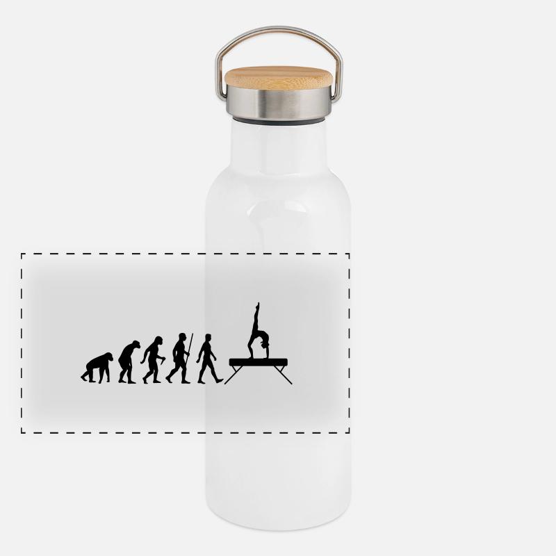 Evolution Schwebebalken Panorama Thermosflasche mit Bambusdeckel