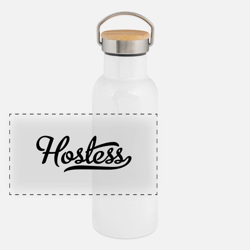 Hostess Panoramic Thermal Bottle with Bamboo Lid
