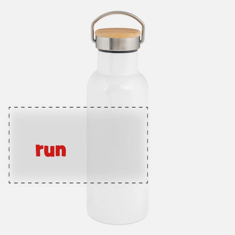 laufen Panorama Thermosflasche mit Bambusdeckel