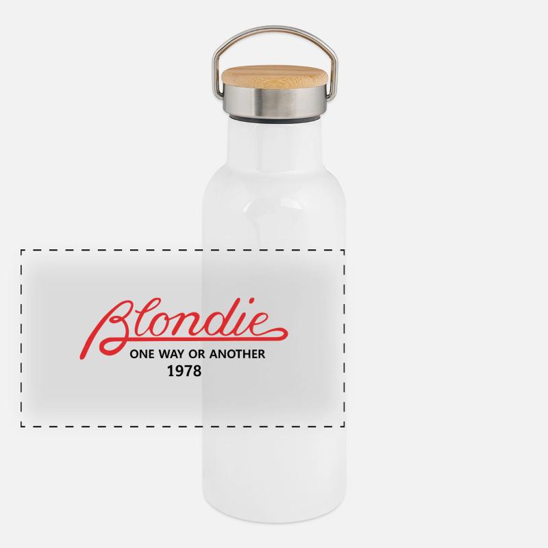 Blondie Gourde isotherme avec bouchon en bambou