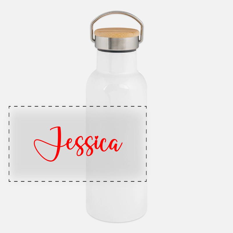 jessica Panorama Thermosflasche mit Bambusdeckel