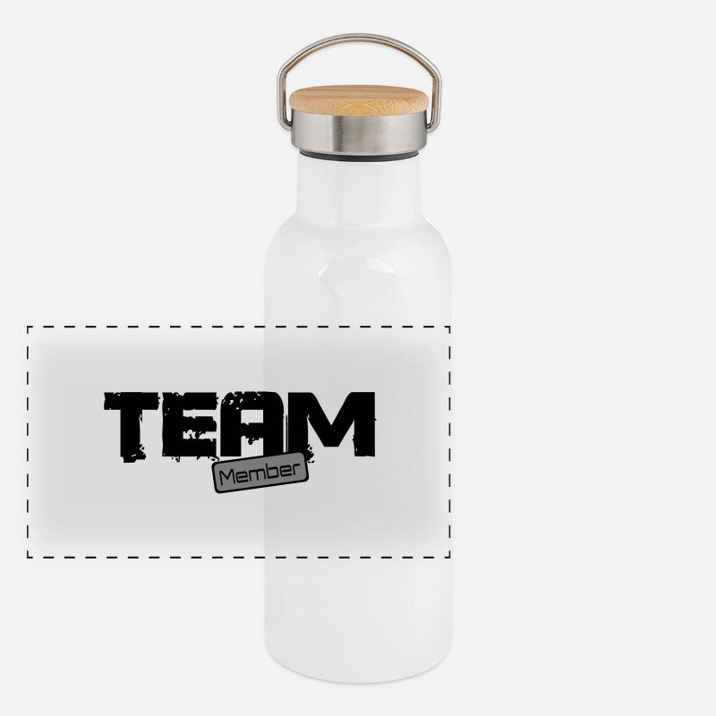 team member Panorama Thermosflasche mit Bambusdeckel