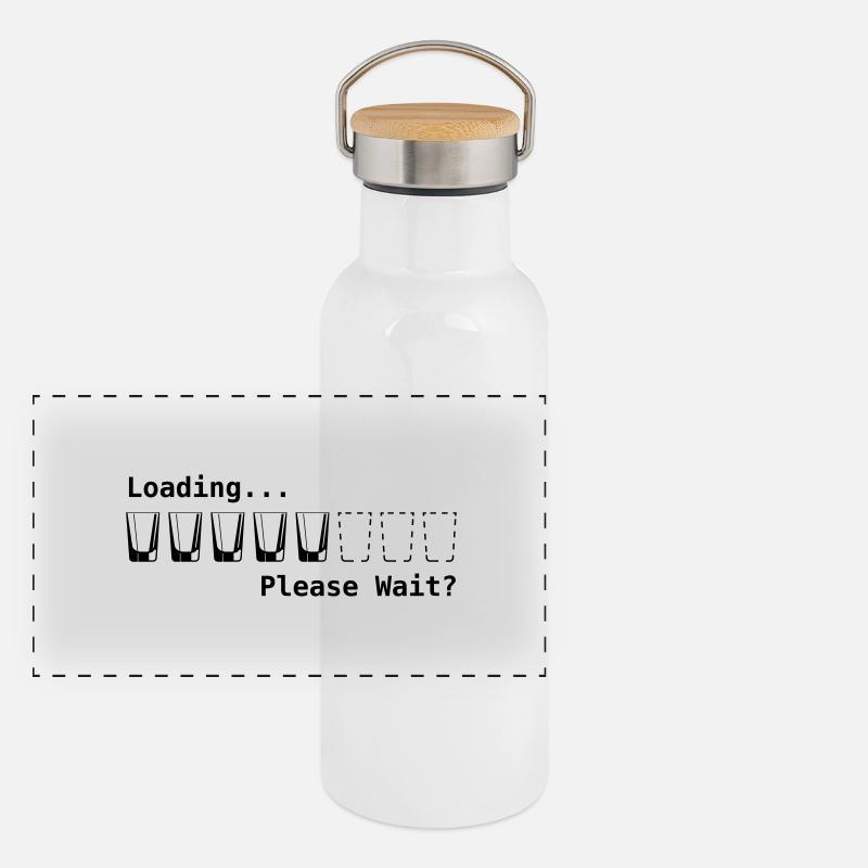 loading please wait Panorama Thermosflasche mit Bambusdeckel