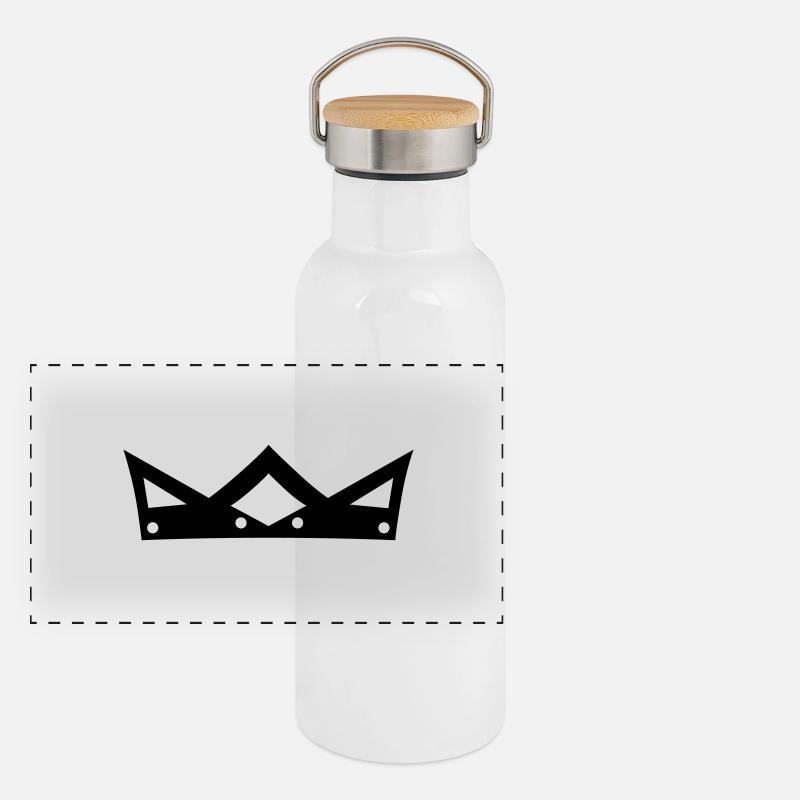 Crown Gourde isotherme avec bouchon en bambou