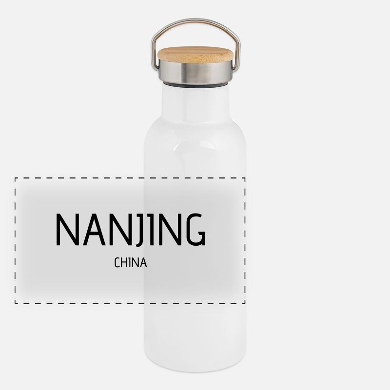 naïf Gourde isotherme avec bouchon en bambou