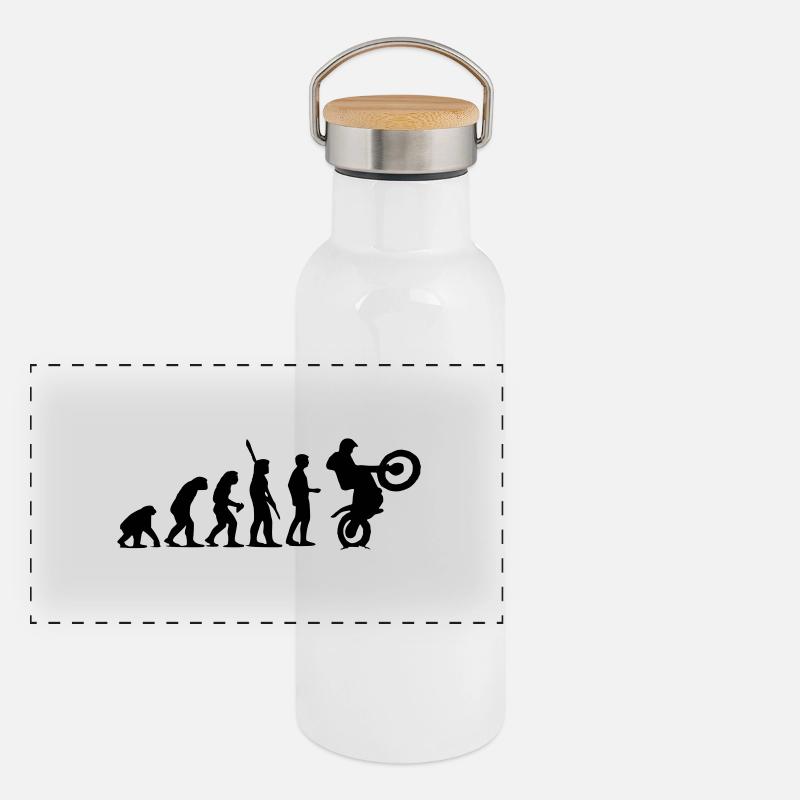 Evolution de première instance Gourde isotherme avec bouchon en bambou