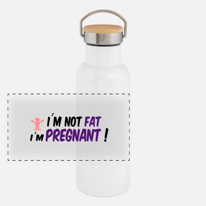 pregnancy Panoramic Thermal Bottle with Bamboo Lid