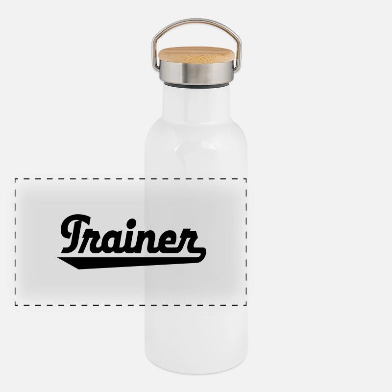 trainer Panoramic Thermal Bottle with Bamboo Lid