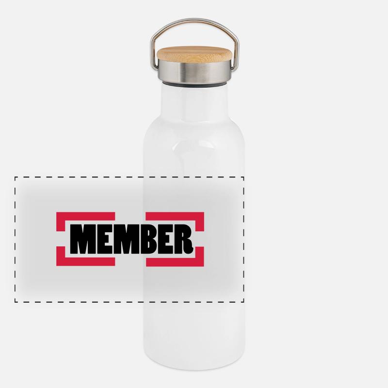 member Panoramic Thermal Bottle with Bamboo Lid