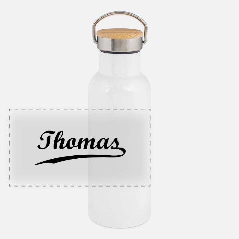 thomas Panorama Thermosflasche mit Bambusdeckel