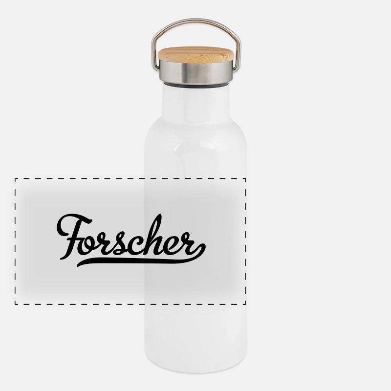 Forscher Panorama Thermosflasche mit Bambusdeckel