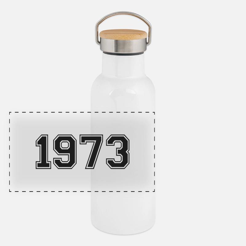 1973 Panoramic Thermal Bottle with Bamboo Lid
