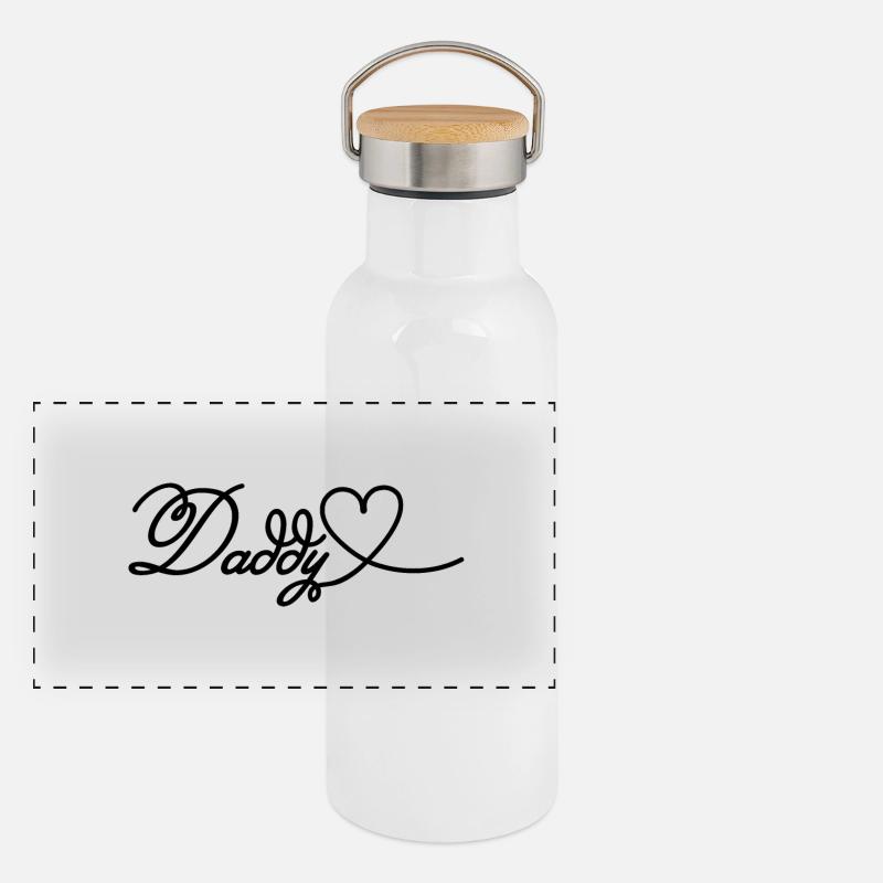 Dad Panoramic Thermal Bottle with Bamboo Lid