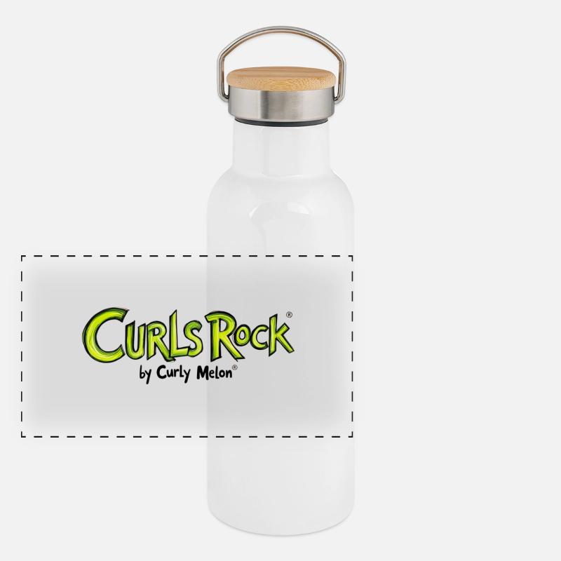 Rock curls Panoramic Thermal Bottle with Bamboo Lid