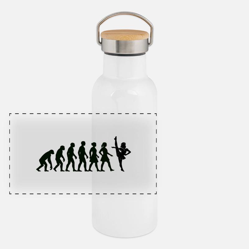 EVOLUTION SOLO MARICHEN solomariechen gardetanz Panorama Thermosflasche mit Bambusdeckel