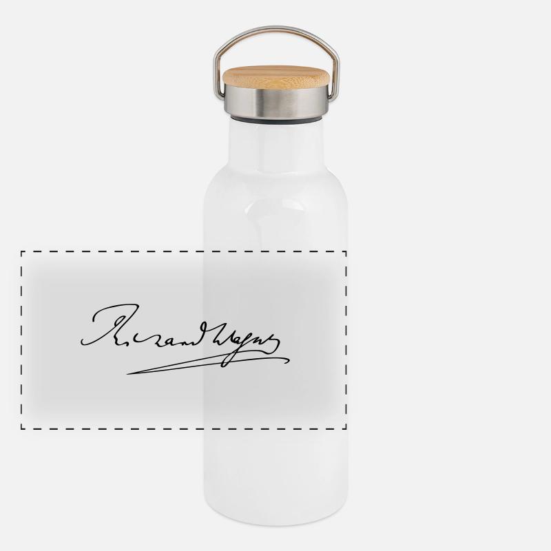 Richard Wagner Panoramic Thermal Bottle with Bamboo Lid