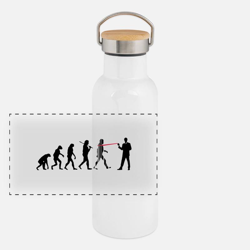 evolution nsa Panorama Thermosflasche mit Bambusdeckel