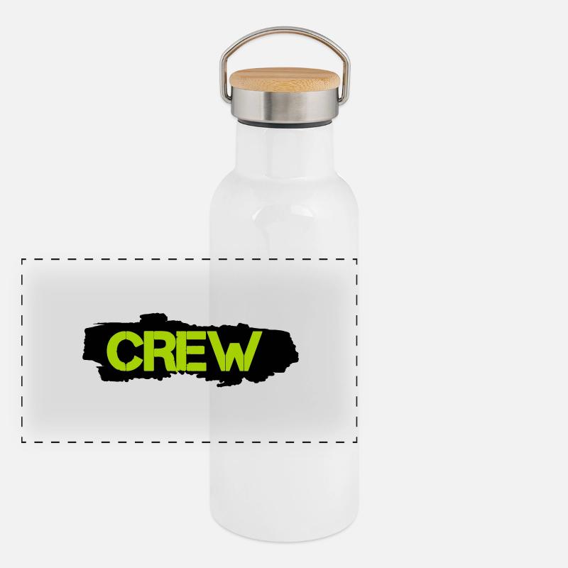 équipage Gourde isotherme avec bouchon en bambou