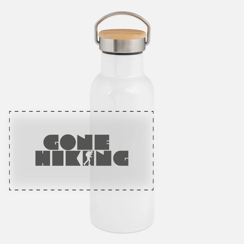 Gone Hiking Panoramic Thermal Bottle with Bamboo Lid