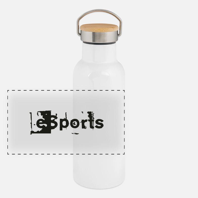 esports_trash_1 Panorama Thermosflasche mit Bambusdeckel