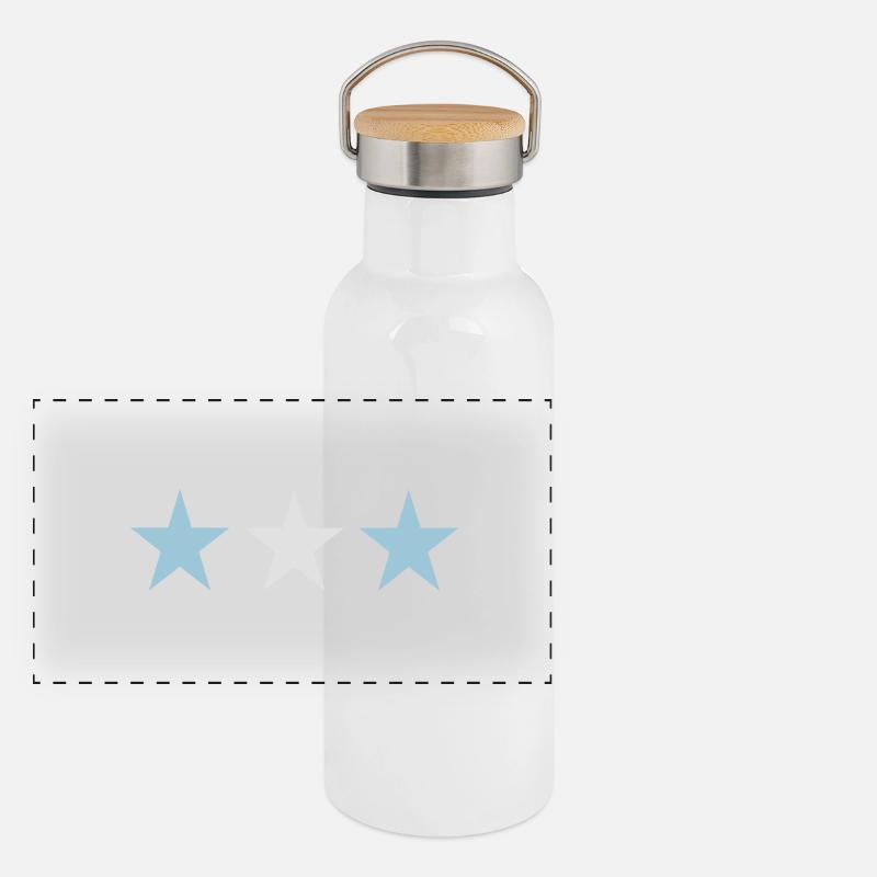 Argentinien Panorama Thermosflasche mit Bambusdeckel