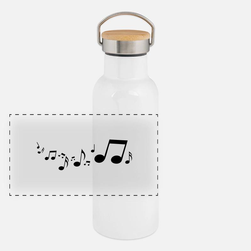 sounds___f1 Panorama Thermosflasche mit Bambusdeckel