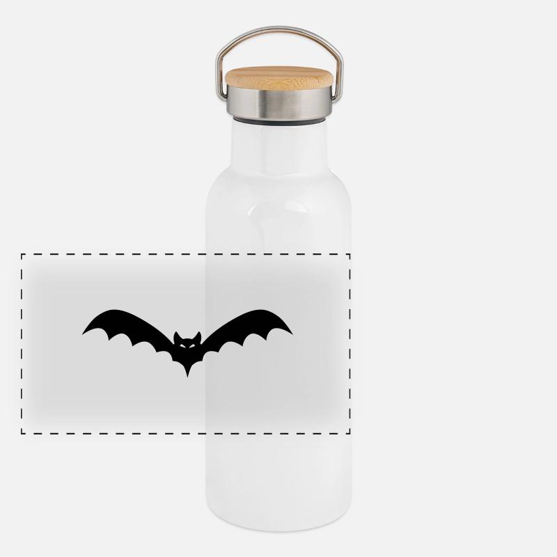 bat II 1c Gourde isotherme avec bouchon en bambou