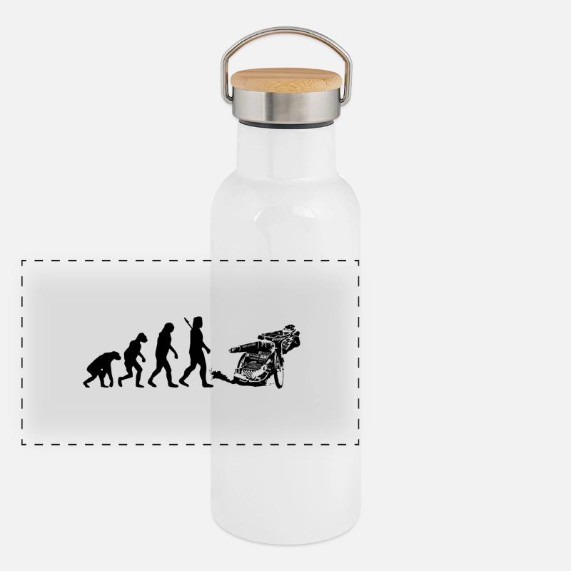 Speedway Panoramic Thermal Bottle with Bamboo Lid