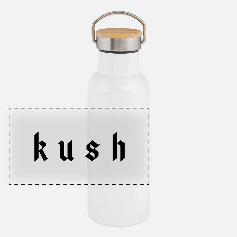 KUSH Panorama Thermosflasche mit Bambusdeckel
