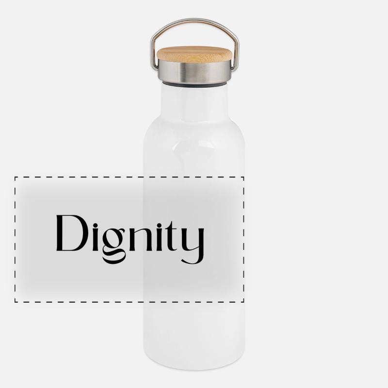 Dignity Panoramic Thermal Bottle with Bamboo Lid