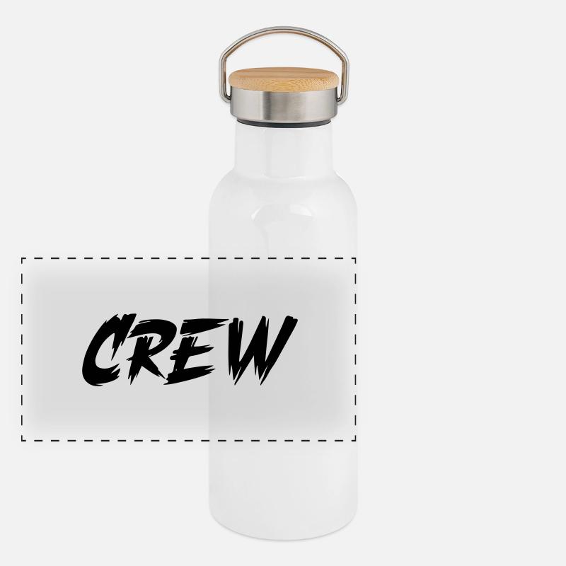 crew Panorama Thermosflasche mit Bambusdeckel