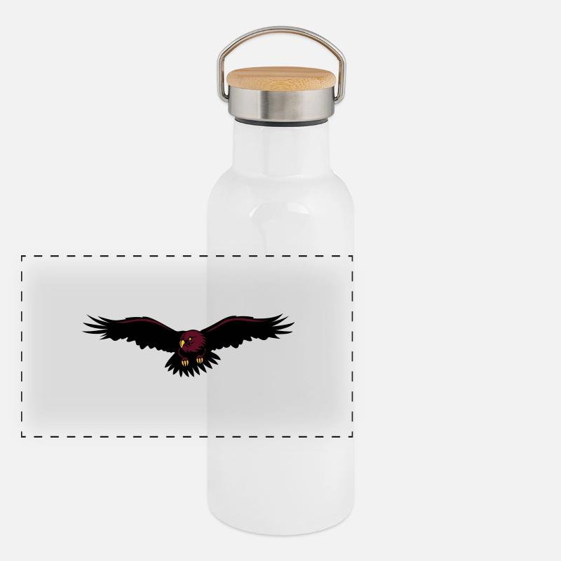 Eagle de Panorama Thermosflasche mit Bambusdeckel