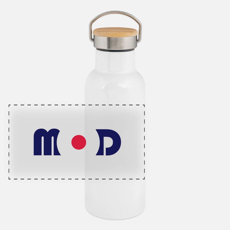 Mod Logo Panoramic Thermal Bottle with Bamboo Lid