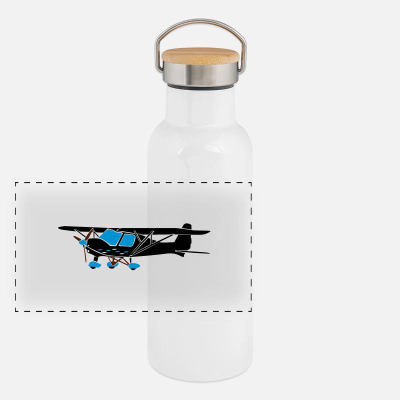 C42 Gourde isotherme avec bouchon en bambou