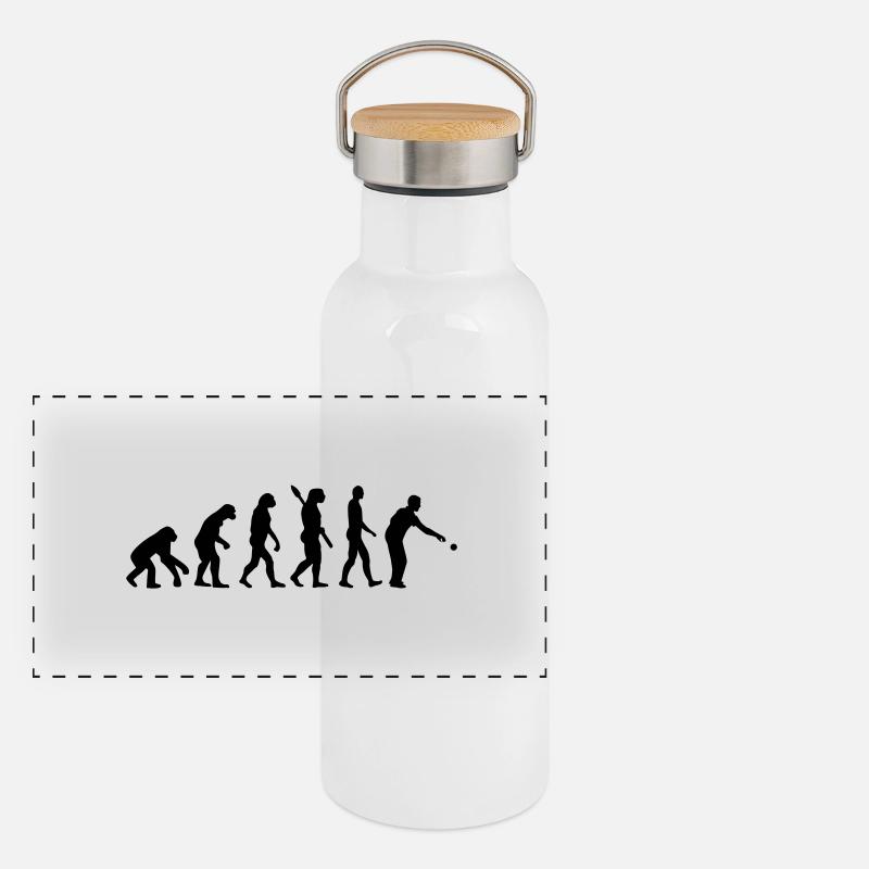 Pétanque Évolution Gourde isotherme avec bouchon en bambou