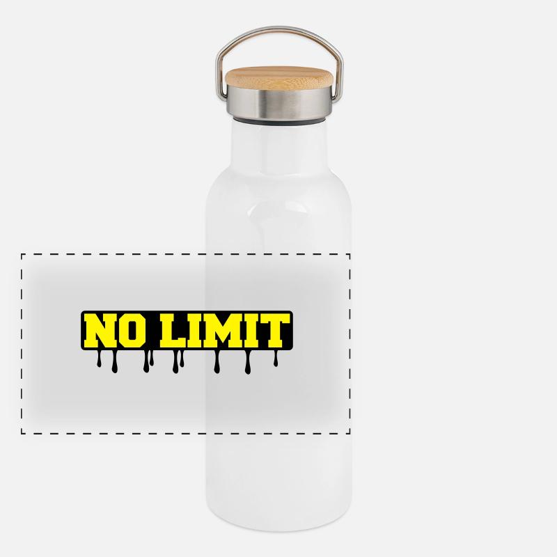 no_limit2 Panorama Thermosflasche mit Bambusdeckel