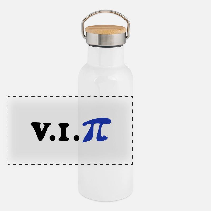 Panorama Thermosflasche mit Bambusdeckel