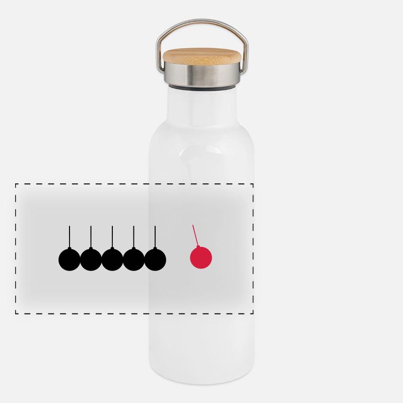 Physics, Pendulum Gourde isotherme avec bouchon en bambou