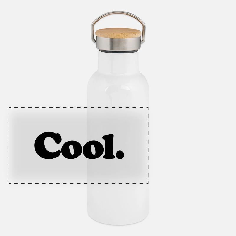 Cool Panorama Thermosflasche mit Bambusdeckel