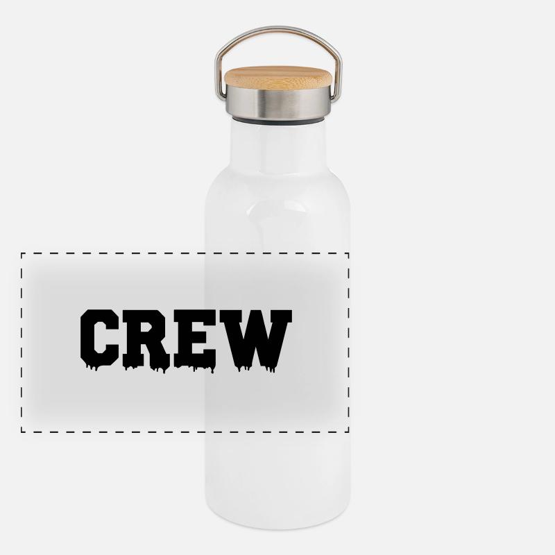 crew Panoramic Thermal Bottle with Bamboo Lid